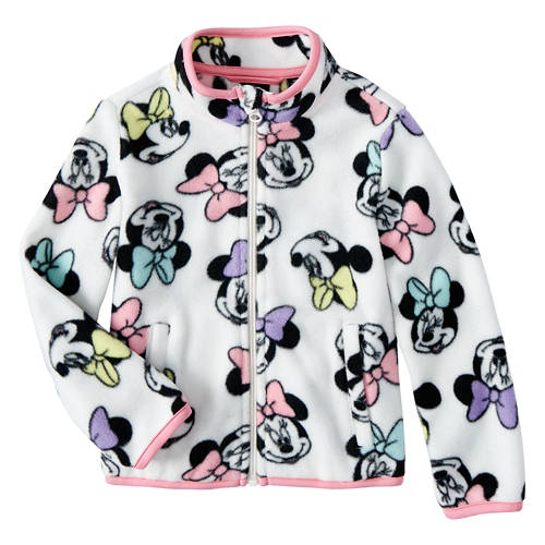 Children Minnie Character Fuzzy Fleece Jacket, 3T