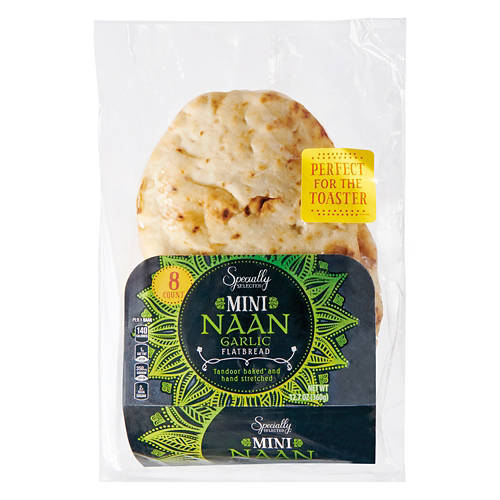Garlic Mini Naan, 12.7 oz Product Image Front shot 01