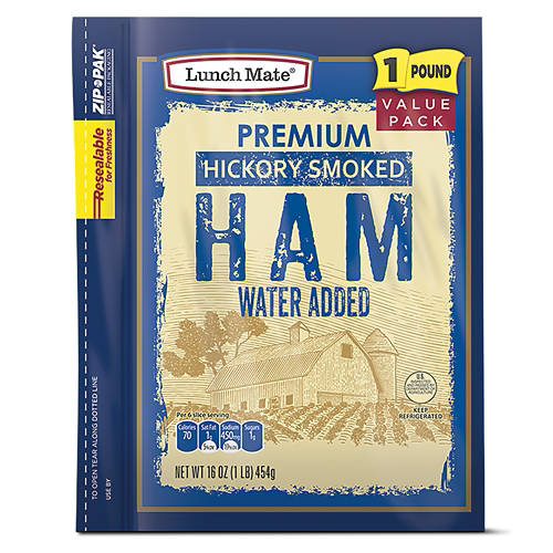 Hickory Smoked Ham, 1 lb