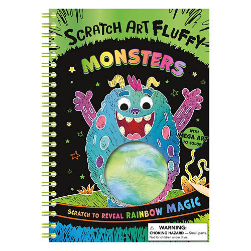 Kids Scratch Art Fluffy Activity Book