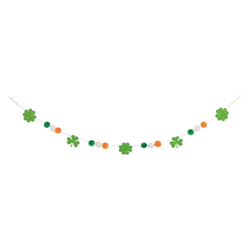 6.13 Feet Long St. Patrick's Day Garland - Shamrocks