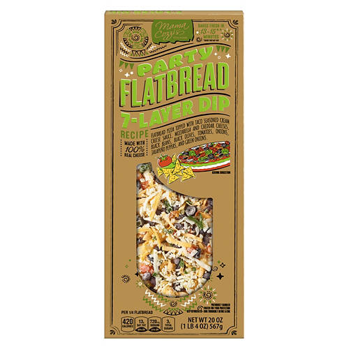 7 Layer Dip Party Flatbread, 20 oz Product Image Front shot 01