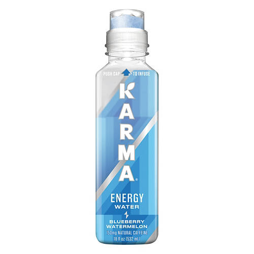 Probiotic Energy Water - Blueberry Watermelon, 18 fl oz Product Image Front shot 01