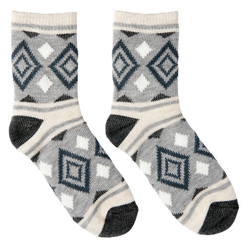 Ladies Cabin Socks - Diamond, 4-10