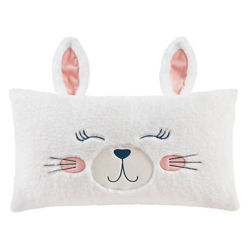 14.5” x 26” Childrens Super Soft Pillow - Bunny