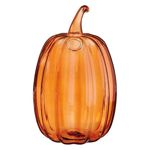 Novelty Glass Bud Vase, Pumpkin