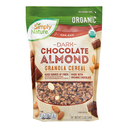Organic Dark Chocolate Almond Granola, 12 oz
