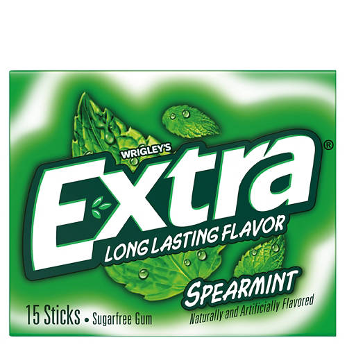 Spearmint Gum, 15 count