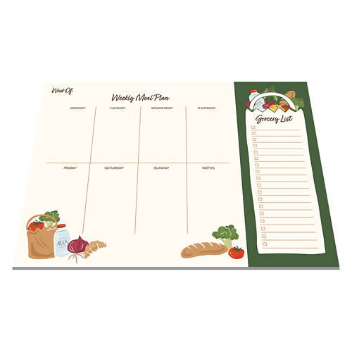 Kitchen To Do Weekly Calendar/Planner - Food