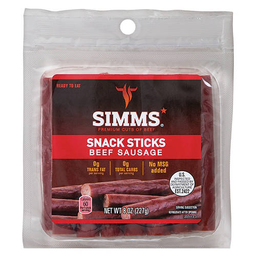 Beef  Sausage Snack Sticks, 7 oz