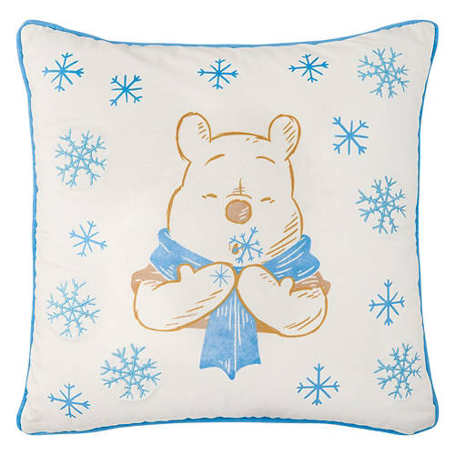 Holiday Decor Velboa Pillow - Winnie The Pooh