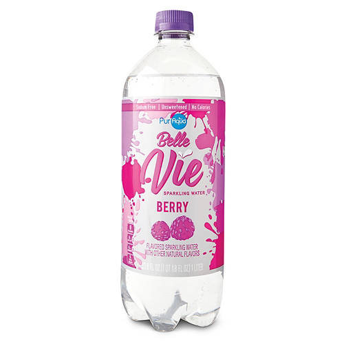 Berry Flavored Belle Vie Sparkling Water, 33.8 fl oz