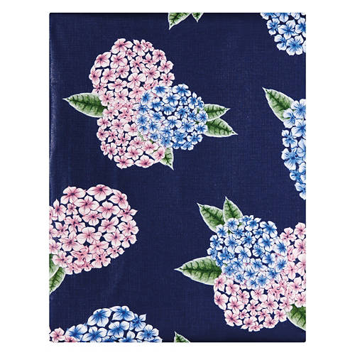 52" x 70" Oblong Vinyl Tablecloth - Flowers Product Image Front shot 01