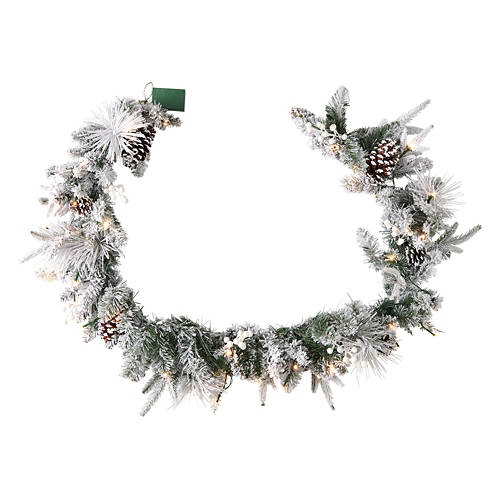 72" Long Holiday Garland, Silver