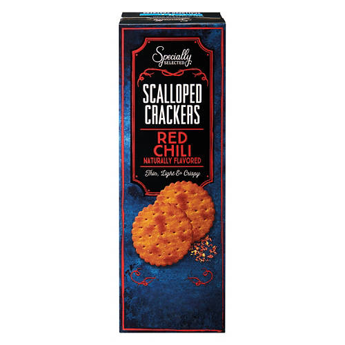 Scalloped Cracker Red Chili, 6.5 oz