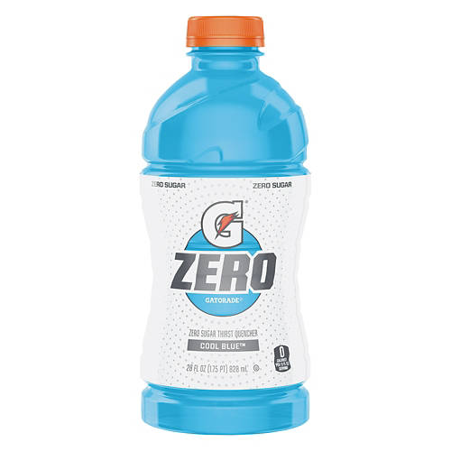 G Zero Cool Blue Zero Sugar Sports Drink, 28 fl oz