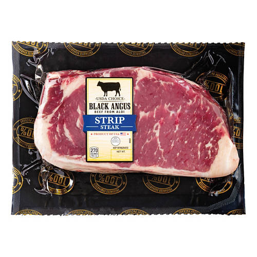 Black Angus  Beef Choice Boneless Strip Steak Product Image Front shot 01