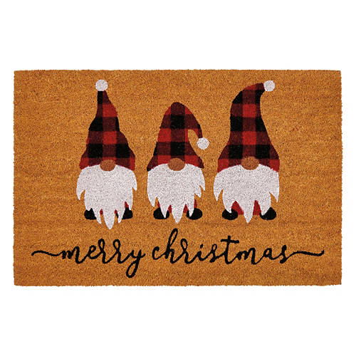 24" x 36" Holiday Coir Mat - Gnomes