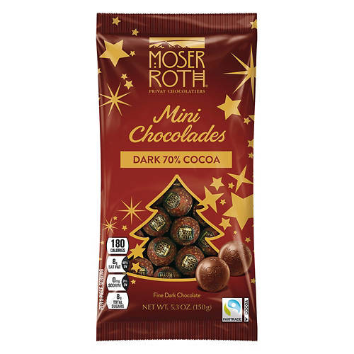 Mini Chocolades 70% Dark Chocolate