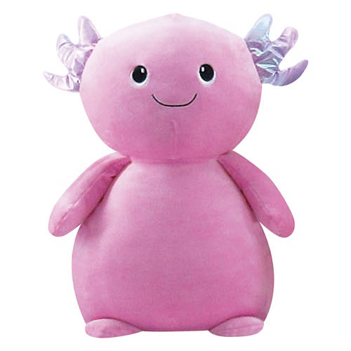 Axolotl Shaped Huggable Plush - 9” x 12” x 17.5”