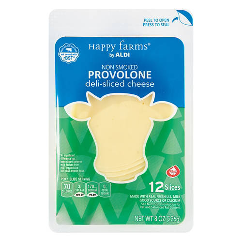 Deli  Sliced Provolone Cheese, 8 oz