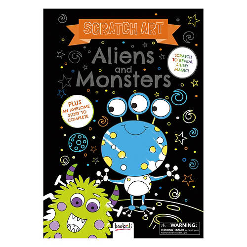 Kids Scratch Art Aliens & Monsters Activity Book