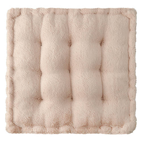 Square Floor Pillow - Faux Fur