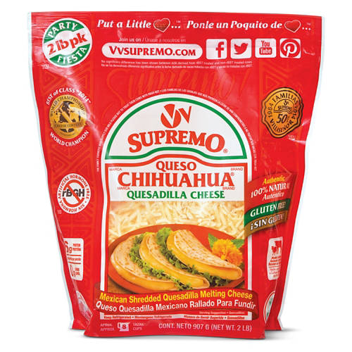 Shredded Queso Chihuahua Quesadilla Cheese, 2 lb