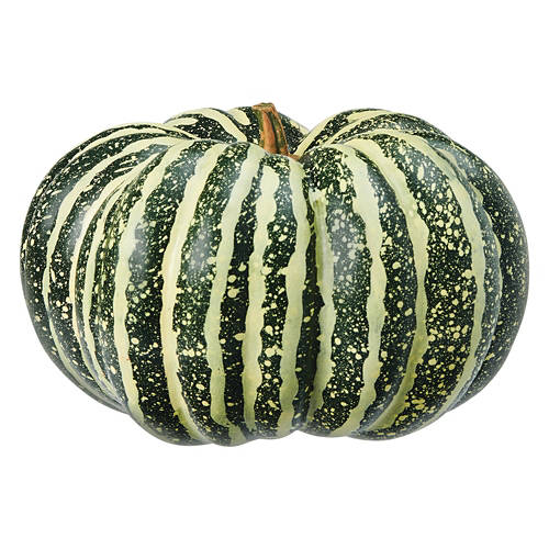 Green Striped Faux Pumpkin