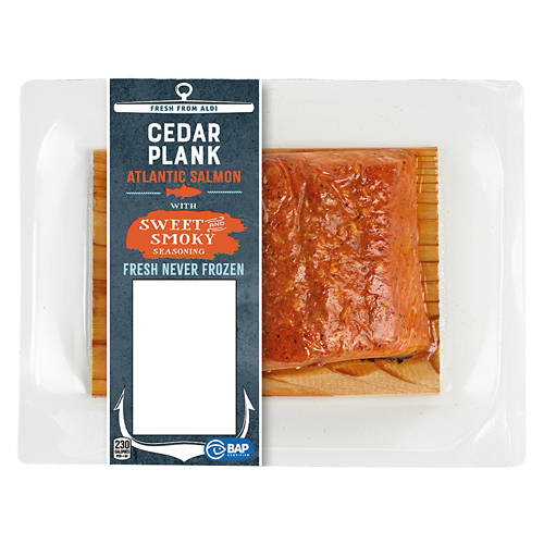 Sweet & Smoky Atlantic Salmon on a Cedar Plank Product Image Front shot 01