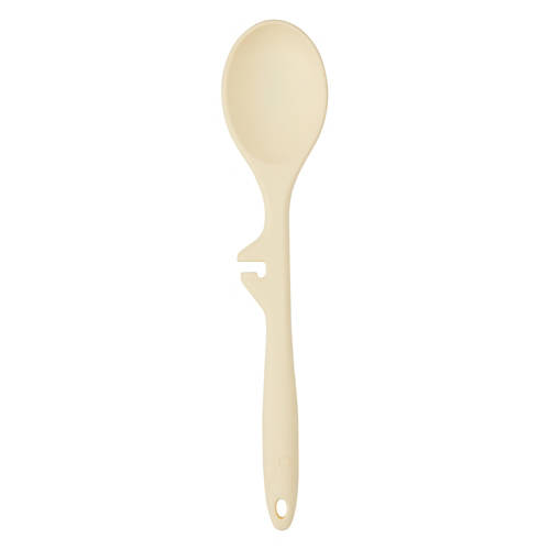 Clip On Silicone Utensil - Spoon, Cream