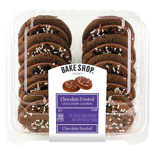 Chocolate Frosted Chocolate Cookies, 10 count