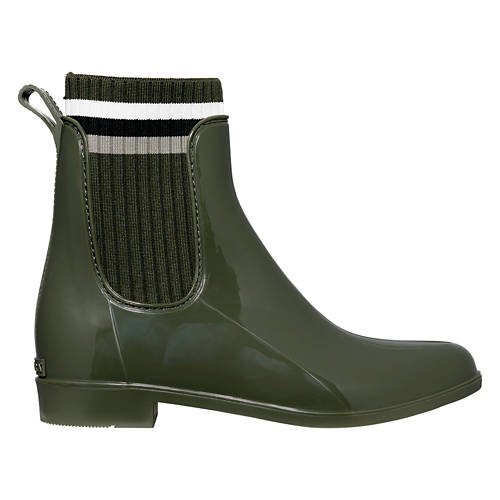 Ladies Spring Rain Boots - Olive, 9