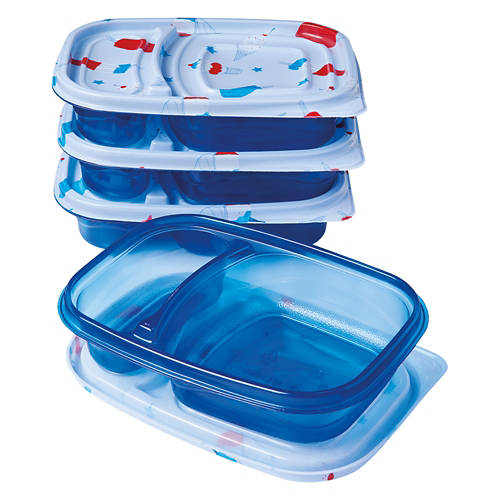 Double Compartment Food Container - Ice Cream