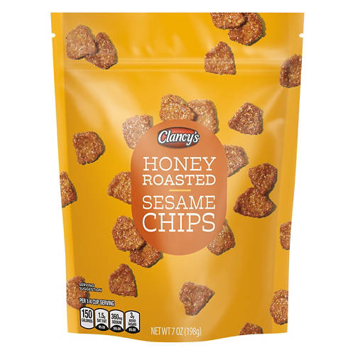 Honey Roasted Sesame Chips, 7 oz Product Image Front shot 01