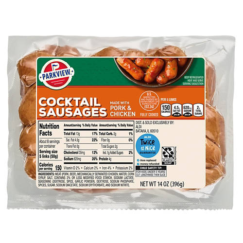 Cocktail  Smokies Smoked Sausage, 14 oz Product Image Front shot 01