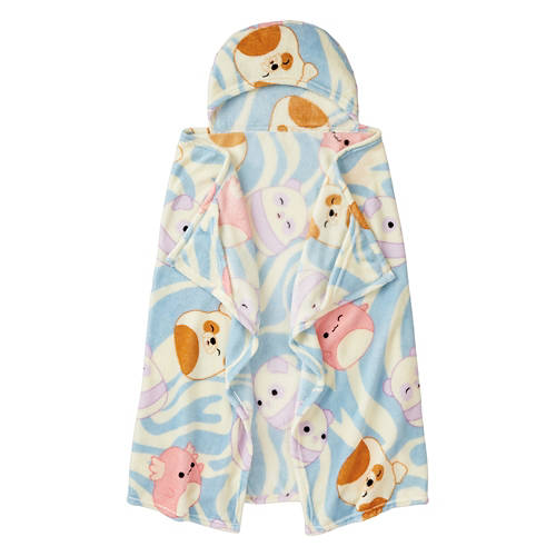 Super Soft Squishmallow Hooded Throw - Swirly Sweets Product Image Front shot 01