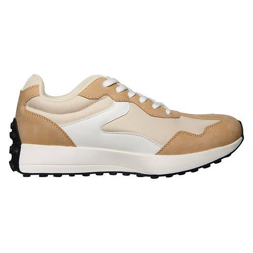 Ladies Casual Sneaker - Beige, 8