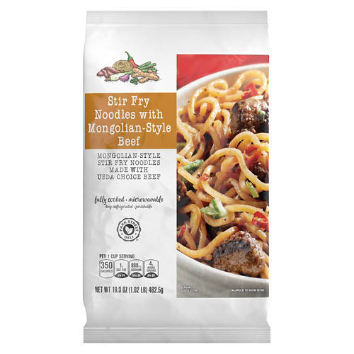 Stir Fry Noodles with Mongolian-Style Beef Meal Kit Product Image Front shot 01