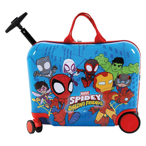 Kids Ride Along Suitcase - Spidey