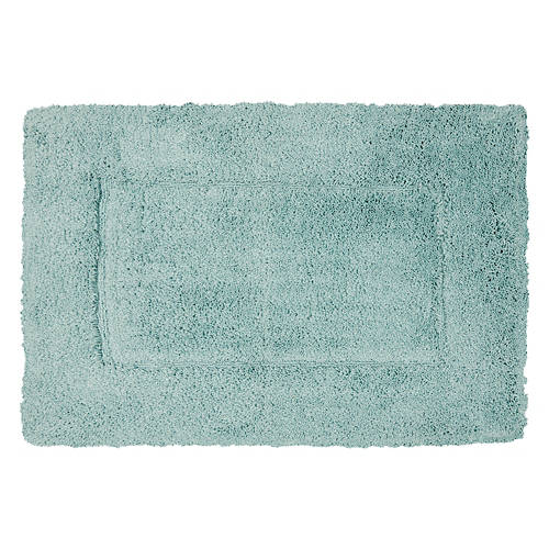 Mint Microfiber Spa Bath Rug, 24" x 36"