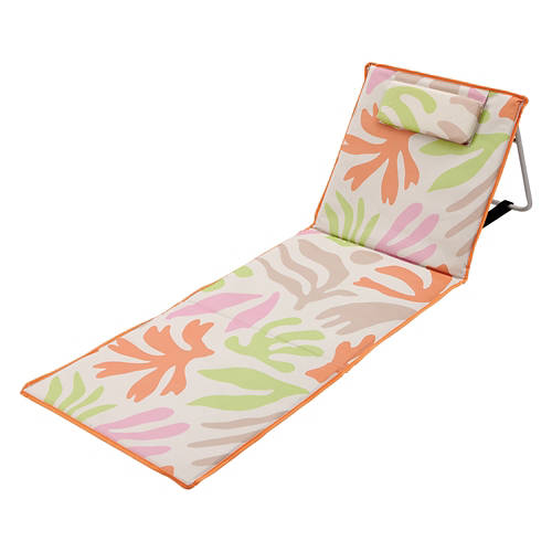 Foldable Mat with Backrest, Floral