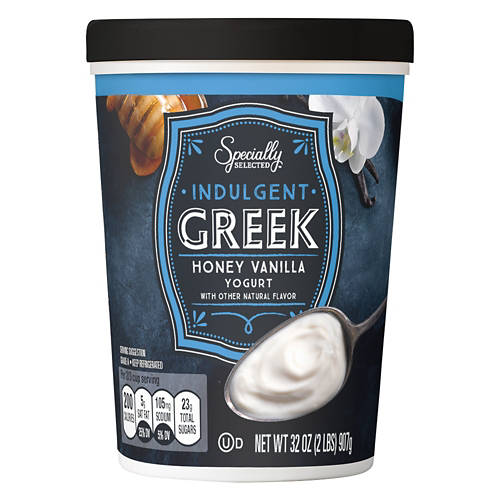 Honey Vanilla Indulgent Greek Yogurt, 32 oz Product Image Front shot 01