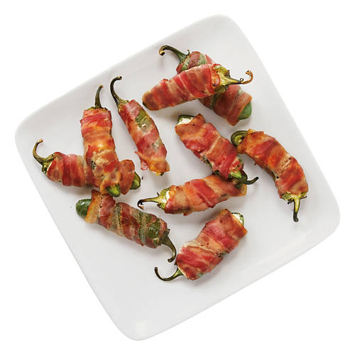 Bacon  Wrapped Jalapeno Peppers, per lb