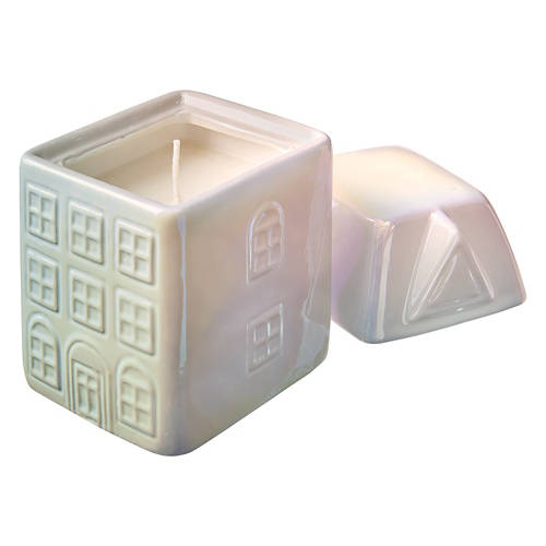 Village House Shaped Scented Candle - Sugar Cookies