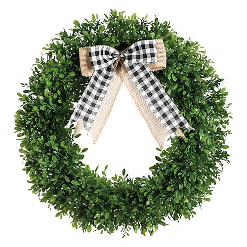 Spring Wreath - Boxwood Wreath