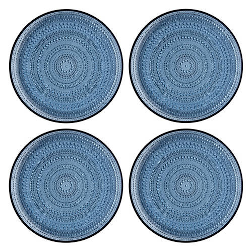 4 Pack Hobnail Plates, Blue