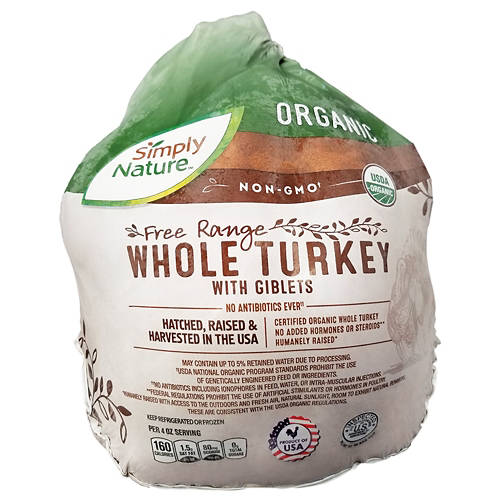 Organic Turkey, per lb