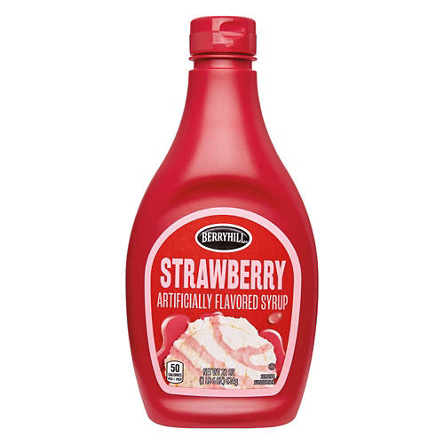 Strawberry  Ice Cream Syrup, 24 oz Product Image Front shot 01