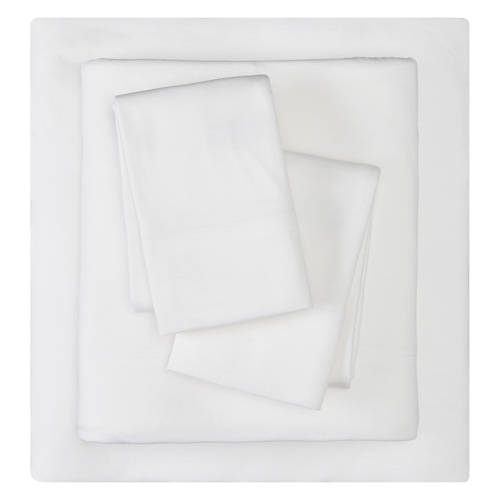 Super Soft King Size Jersey Sheet Set, White